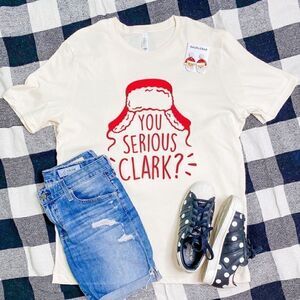 You Serious Clark Christmas Tee